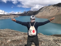 Khách Việt trekking đến hồ cao nhất thế giới